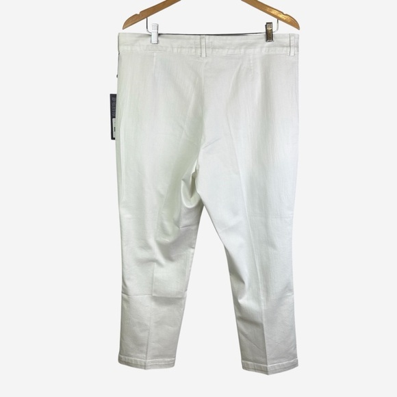 NYDJ Lift & Tuck Ankle Trouser Jean Optic White 16 Petite NEW - Picture 3 of 16